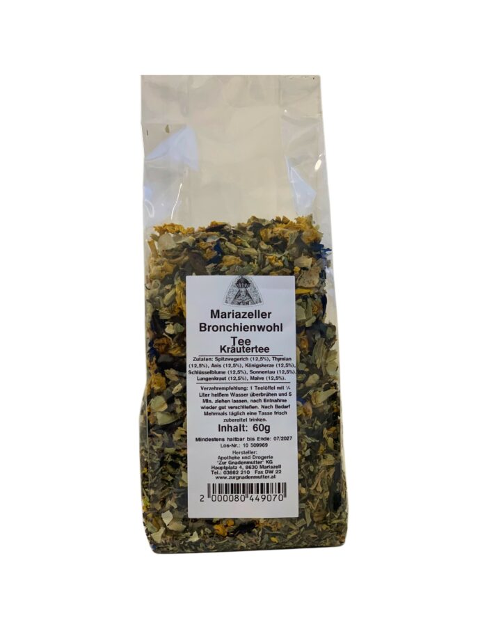 Recambio de té para los bronquios Mariazell sin lata