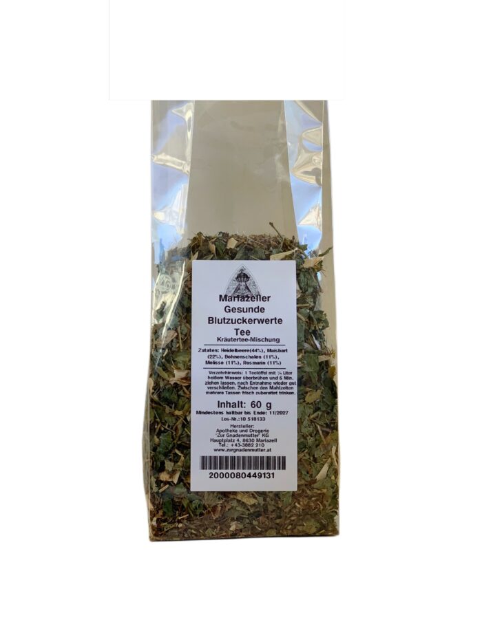 Recambio de té Diawohl para la glucosa en sangre Mariazell sin lata