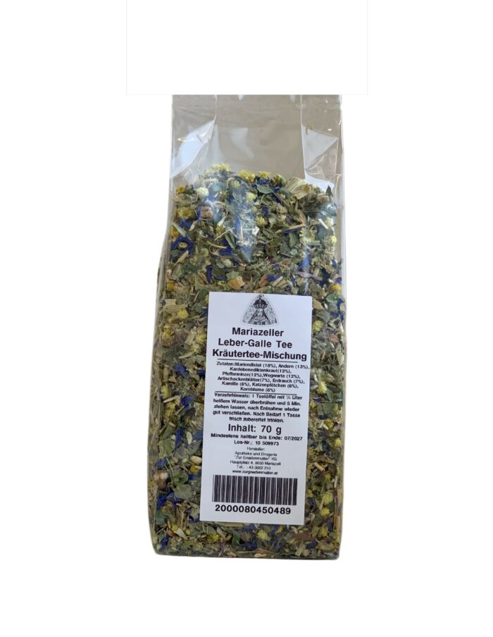 Recambio de té para el hígado y la vesícula Mariazell sin lata